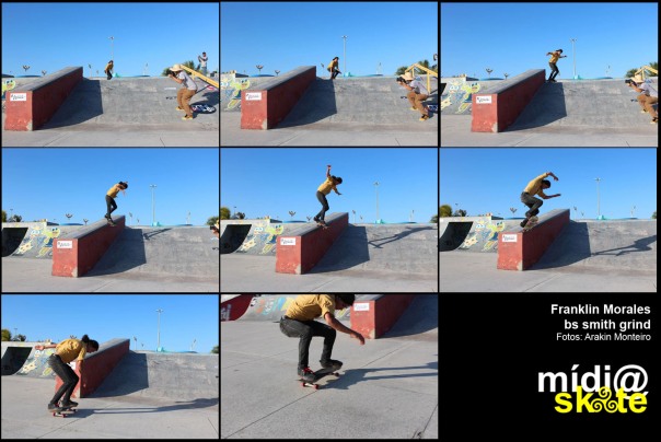 Franklin Morales - bs smith grind - Sequência Mídia Skate